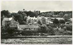 A vintage postcard showing Stromeferry from Loch Carron.